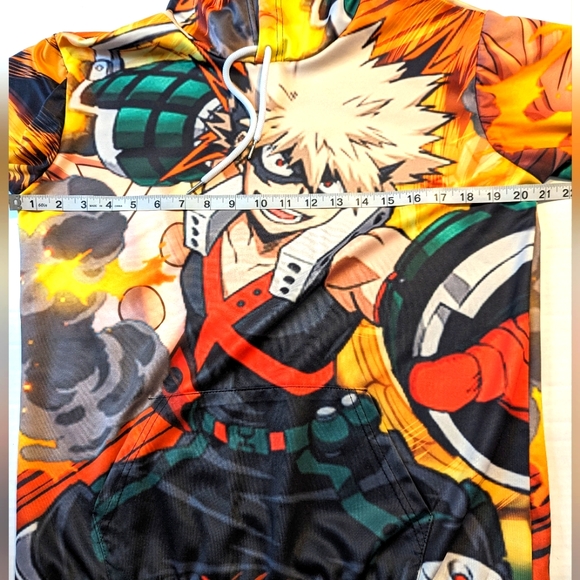 Bakugou Katsuki Japanese Anime Hoodie Size Medium - Picture 7 of 8